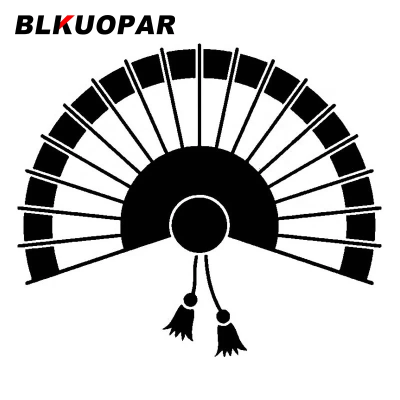 

BLKUOPAR китайский бумажный веер автомобильная наклейка модная наклейка виниловый материал сноуборд водонепроницаемые автомобильные аксессуары Декор багажника автомобиля