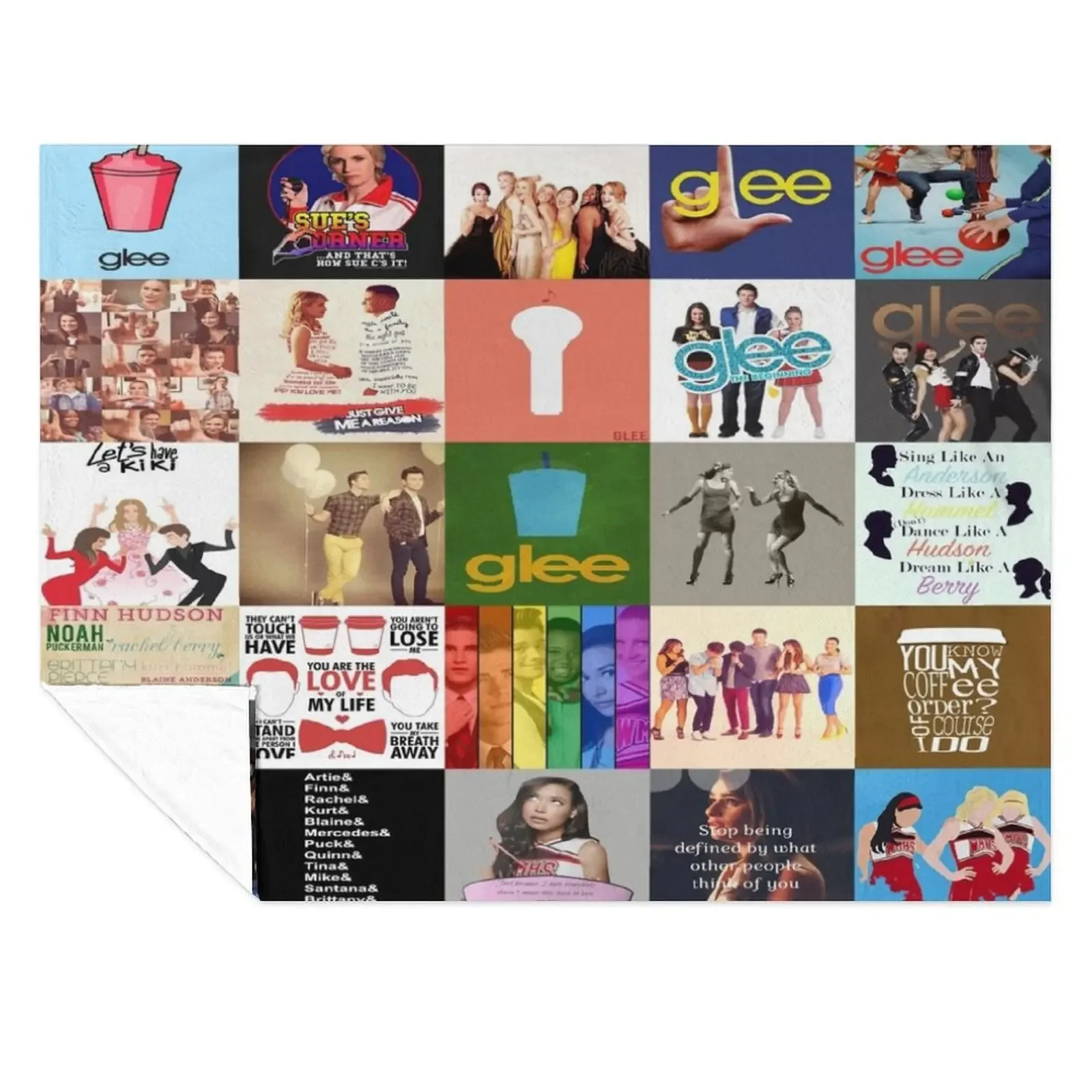 

Best Glee Quilt Blanket For Fans Throw Blanket Summer Stuffeds For Decorative Sofa Giant Sofa Blankets