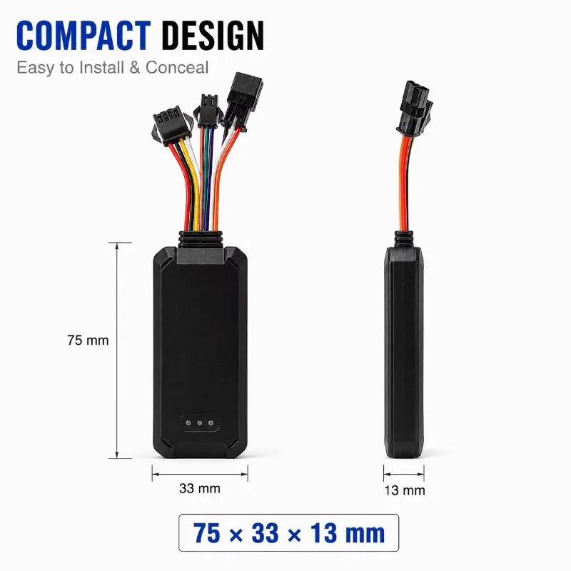 G02S GPS Vehicle Tracker 9-90V Real Time Car Locator Anti-Theft Geo-Fence SOS Alarm Remote Fuel Power Cut Off