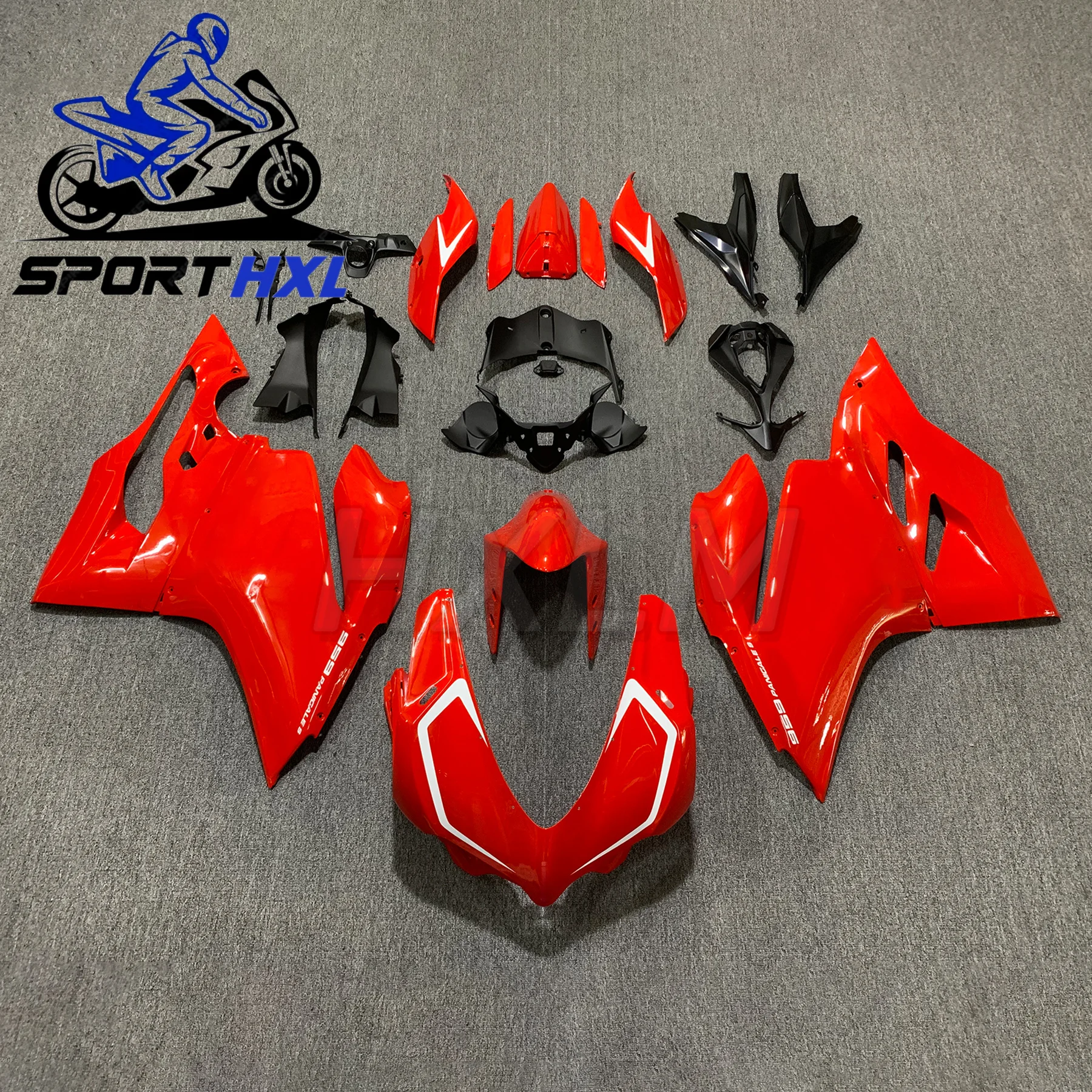 2013 Injection Fairing For DUCATI white blue Panigale 899 1199 2012-2014  paintde look  ABS 12 13 14  new