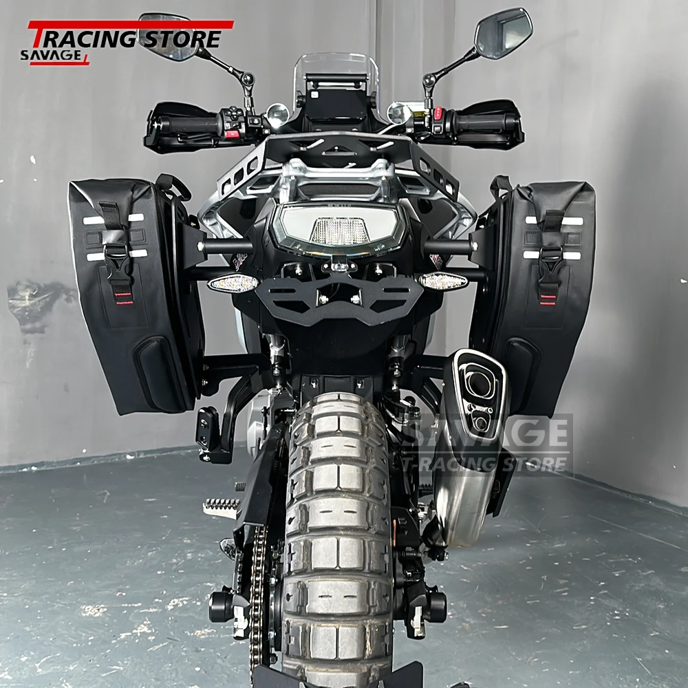 Portaequipajes lateral para motocicleta, alforja trasera, soporte de montaje, caja lateral, CFMOTO 2024 MT, 450, 450MT, 450