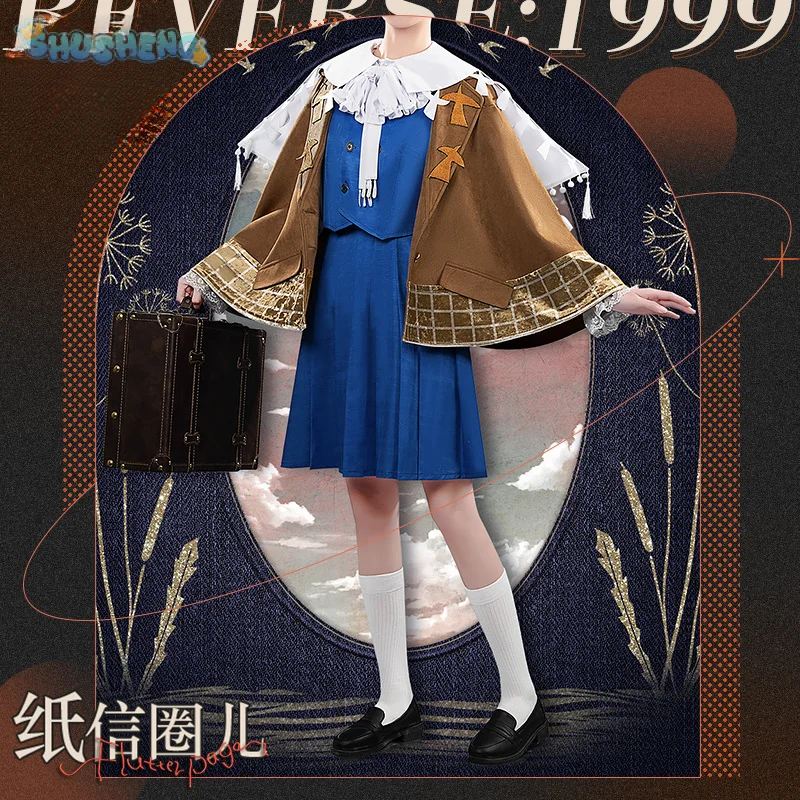 Game Reverse:1999 Soaring on the Wind Cosplay Costume Vest cloak shirt camisole skirt tie sock set Halloween Woman Man uniform