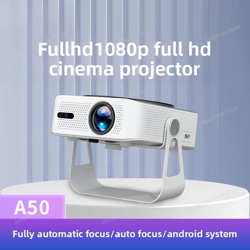 New Ultra-high-definition Smart Android Wifi Pan-tilt Projector for Home Wall Projection, Bedroom, Living Room and Family