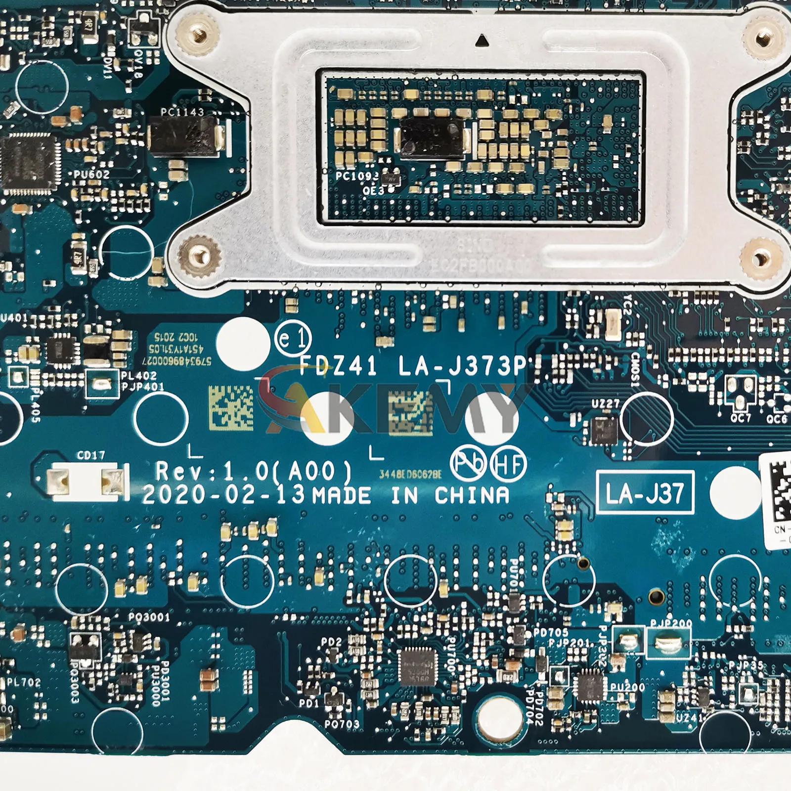 สำหรับเมนบอร์ดแล็ปท็อป DELL Latitude 5410 รุ่น LA-J373P 216-0923010 CN-0F1NKY พร้อมซีพียู i5 i7 เมนบอร์ดโน้ตบุ๊ก ทดสอบแล้ว 100% ใช้งานได้ปกติ