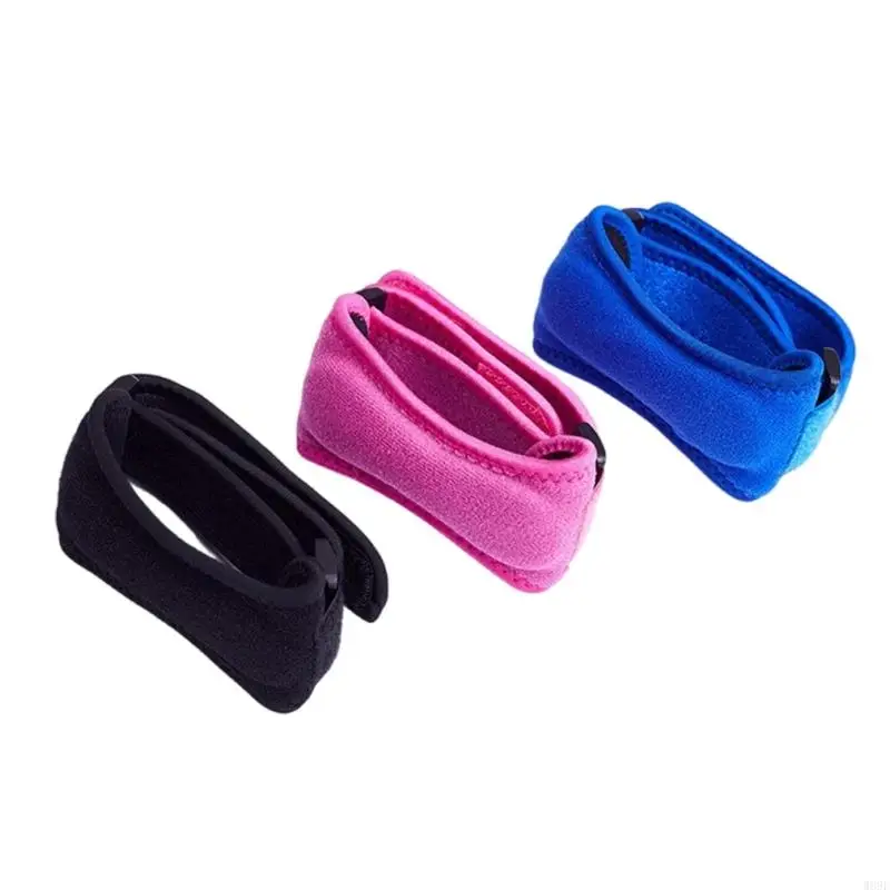 

Thickened Pad Wide Patella Knee Strap Relief Patellar Tendon Support Adjustable Brace Strap for Basketball Running W89F