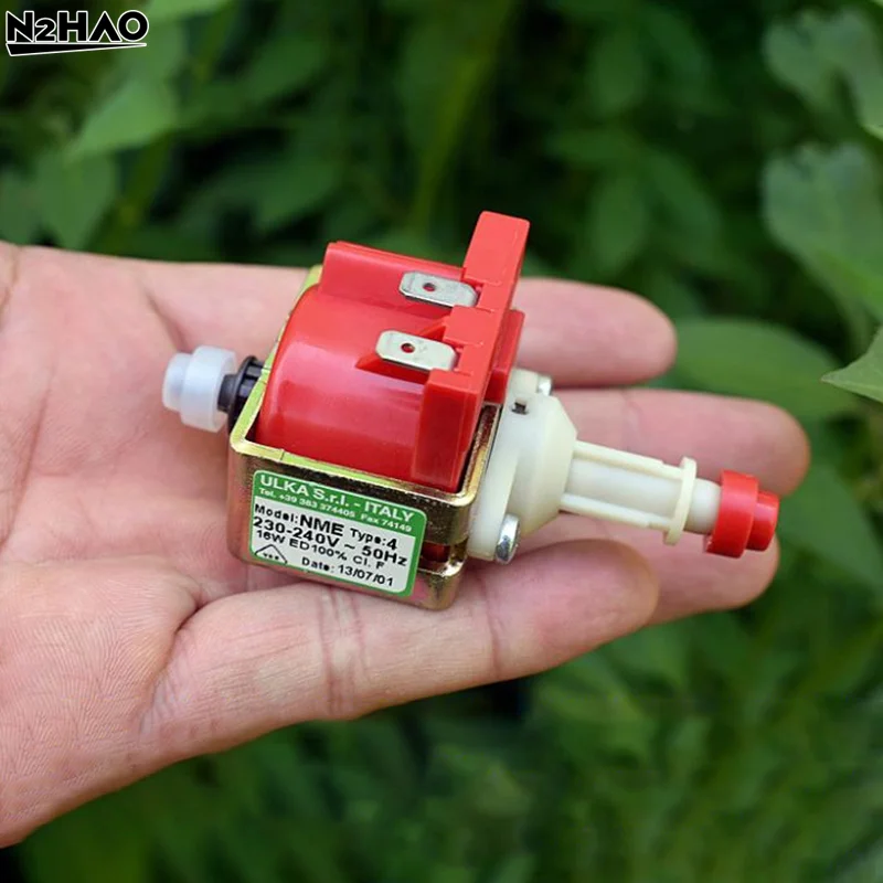 Bomba Eletromagnética ULKA NME4 AC220V 16W, Bomba Mini de Alta Pressão e Baixo Fluxo para Máquina de Café ​ ​