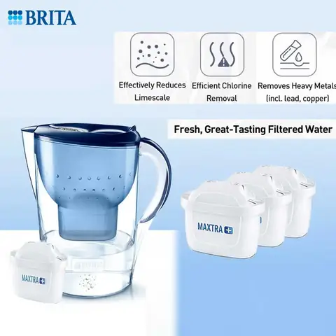 Brita Maxtra Water Filters Cartridge Purify Kettle Activate Carbon Water Filter 1/3/6/12 Pcs Easy Replacement Hassle Free Use