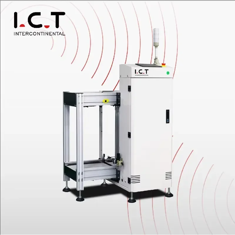 Customized On Demand High Flexibility SMT Single Magazine Unloader Stacker with Motor & Pump Low Price PCB Loader Unloader