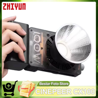 ZHIYUN CINEPEER CX100 100W Video Light 2700-6500K Bi-color Portable Mini Pocket Lighting for Outdoor Photography Shooting