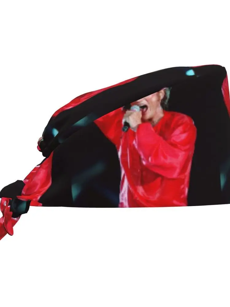 Johnny Hallyday chanteur de musique respirant gommage chapeau chirurgical gommage casquettes unisexe infirmière casquette médicale français Rock travail gommages chapeau