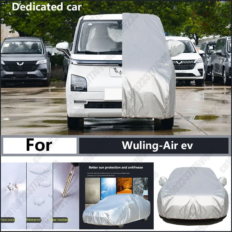 

For Wuling-Air ev Oxford cloth car cover for sun protection, rain resistance, and all season special car dust cover