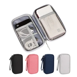 1/2PcsPortable Power Bank Bag USB Gadgets Cables Wires Organizer Hard Disk Protection Storage Bag Sac de rangement en fil de fer