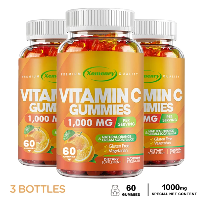 Premium Vitamin C Gummies - Promote The Formation of Collagen and Maintain The Normal Function of The Skin