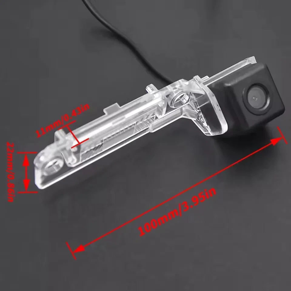 كاميرا احتياطية عالية الدقة لسيارة Volkswagen Caddy Caravelle Multivan 03-15، مساعدة وقوف السيارات مع مصدر الطاقة، ملحقات سلامة المركبات #3