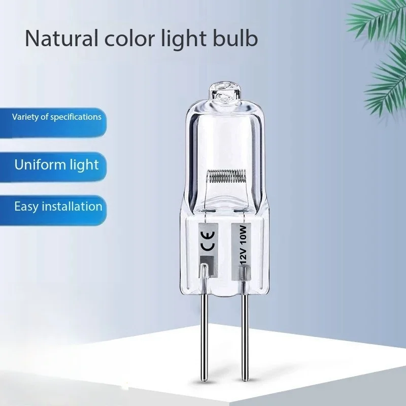 5PCS G4 LED Beads 12V Warm Light Low Voltage Halogen Crystal Lamp Pendant Lamp Spotlight High Voltage Small Light Bulb