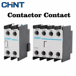 CHNT CHINT CJX2 Series AC Contactor Auxiliary Contact F4-02 F4-04 F4-11 F4-13 F4-20 F4-22 F4-31 F4-40 NCF1-11C