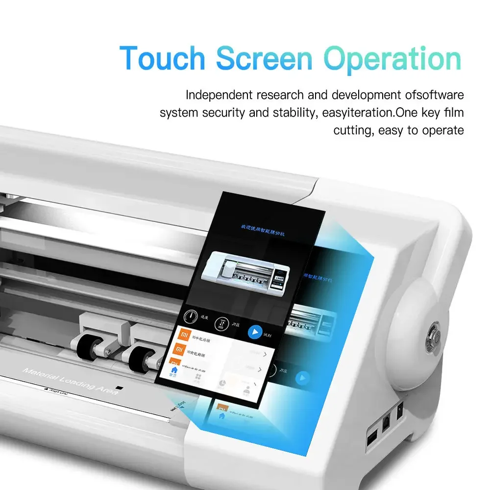 -Special package Unlimited Tpu mobile phone screen protector cutter with 200 hydrogel films