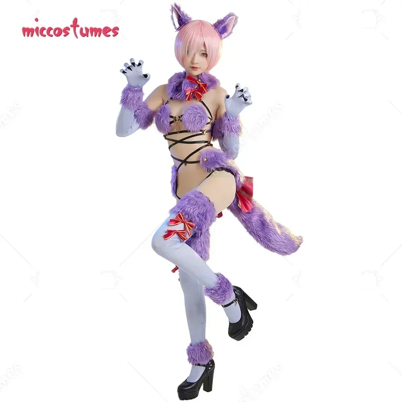 

Женский костюм Miccostumes, костюм для косплея с чулками и перчатками
