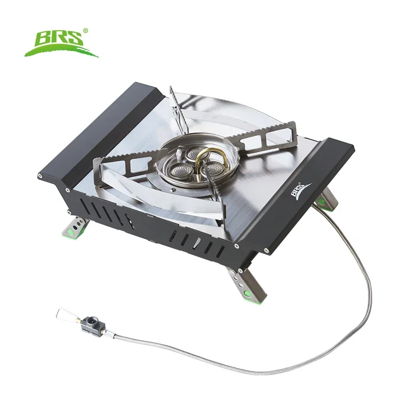 BRS-35A 2026New 7000W 강력 화력 가열로 휴대용 야외 고출력 스테인리스 스틸 캠핑 플랫폼 화로