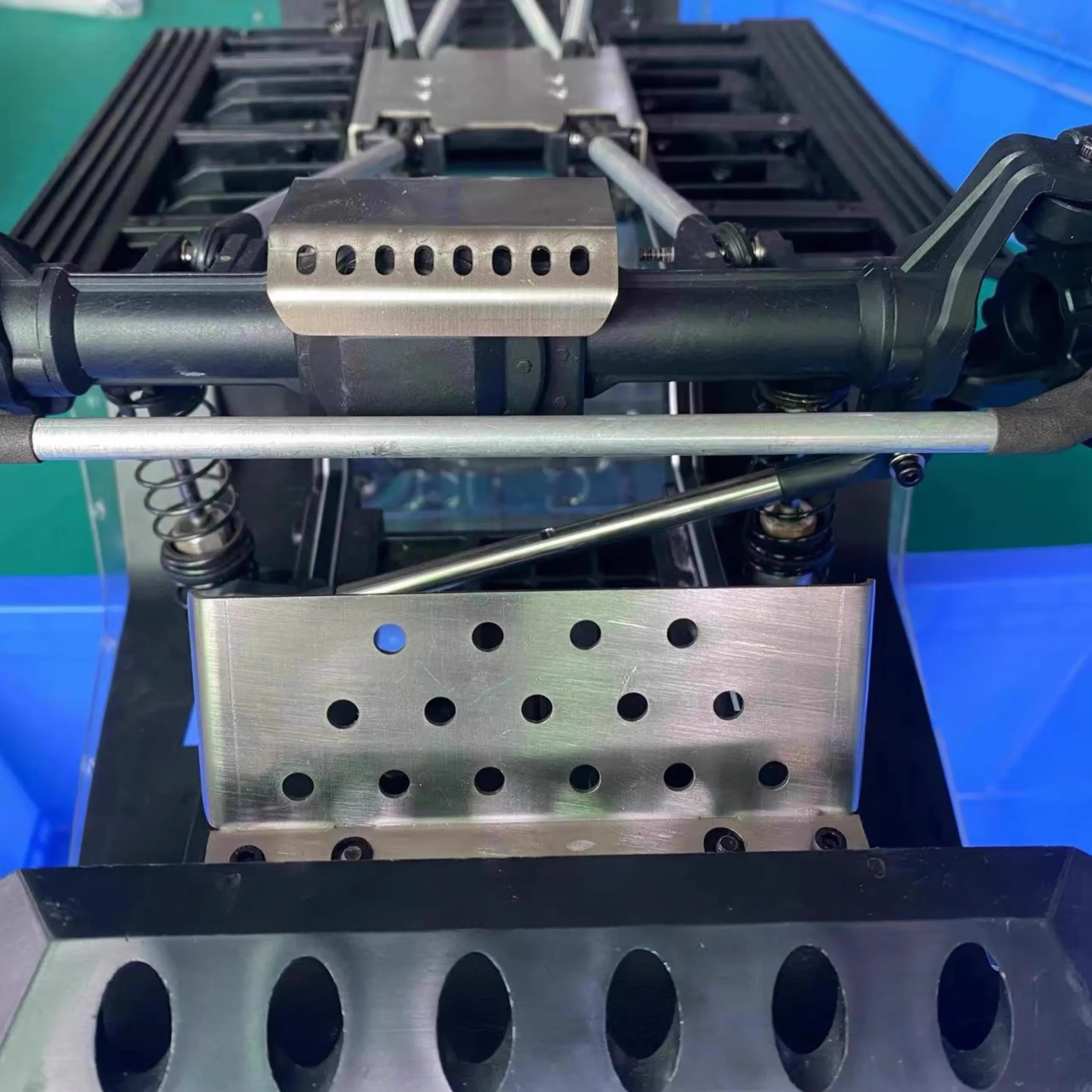 Maker Model CK5811 Wrangler 1/7 RC Climbing Car 304 Stainless Steel Chassis Armor Set