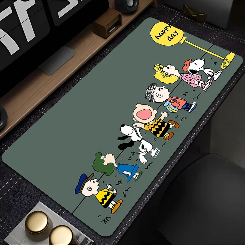 

Mouse pad large Gaming Desk Mat Computer Keyboard desk pad Mats Non-slip rubber Game player PC carpet S-Snoopy Mousepad Kawaii