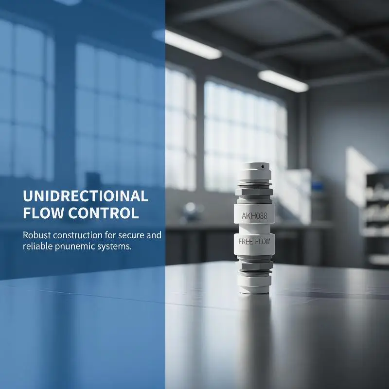 High Performance SMC Type AKH04 06 08 10 12 16 00 One Way Check Valve Air Quick Connect For Pipe and Tube Installation