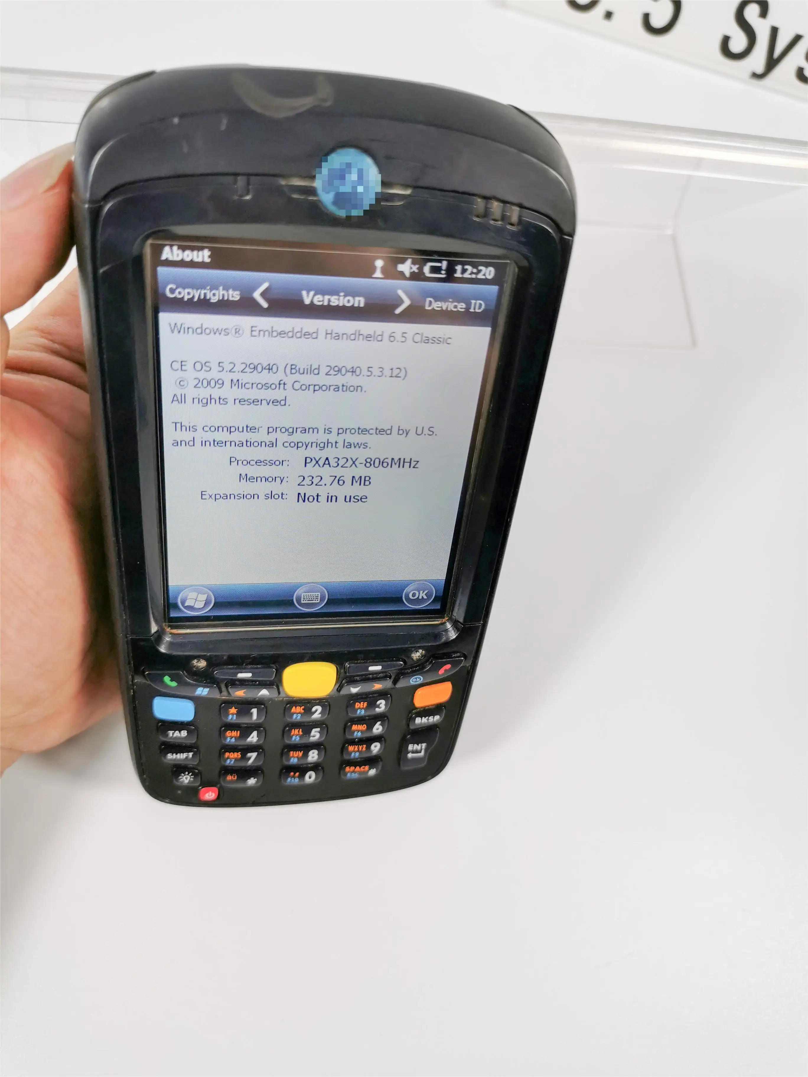 MC55A0-P30SWRQA7WR 2D Barcode Scanner Mobile Computer Handheld Terminal Data Collector