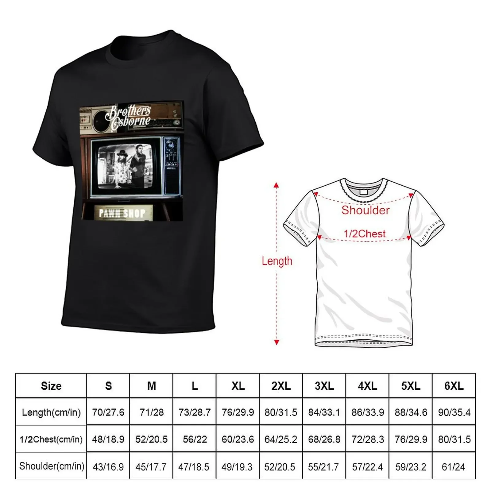 Brothers Osborne - American country music duo T-Shirt street wear cheap stuff t shirt for men image 5