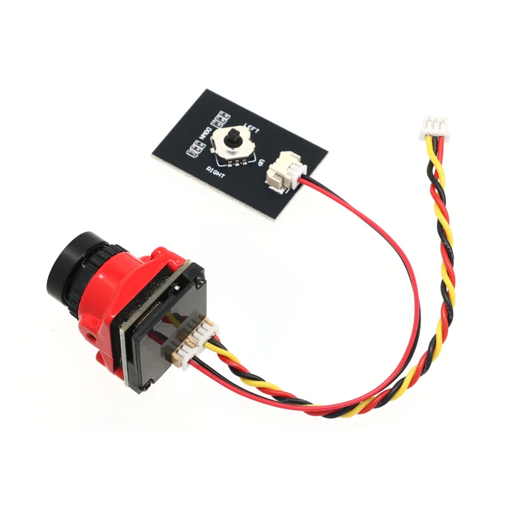 

1800TVL FPV Mini Camera 1 / 1.8 ''inch Starlight HDR 2.1mm Lens 4:3 & 16:9 NTSC & PAL Switchable for RC FPV Drone Model Parts