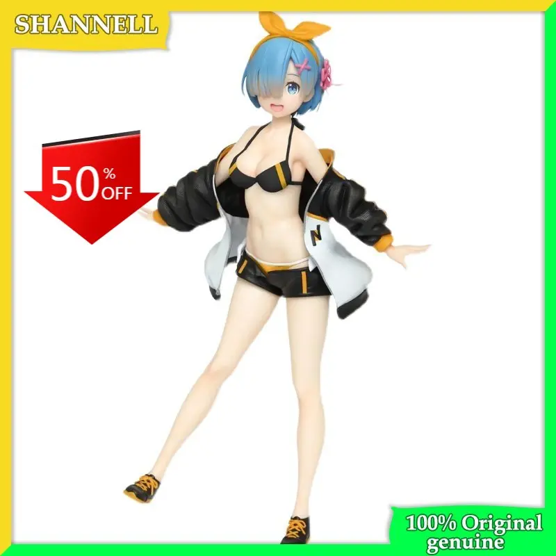 TAITO Coreful Original:Re:Zero REM Jumper swimsuit 23cm PVC Action Figure Anime Figure Model Toys Figure Collection Doll Gift