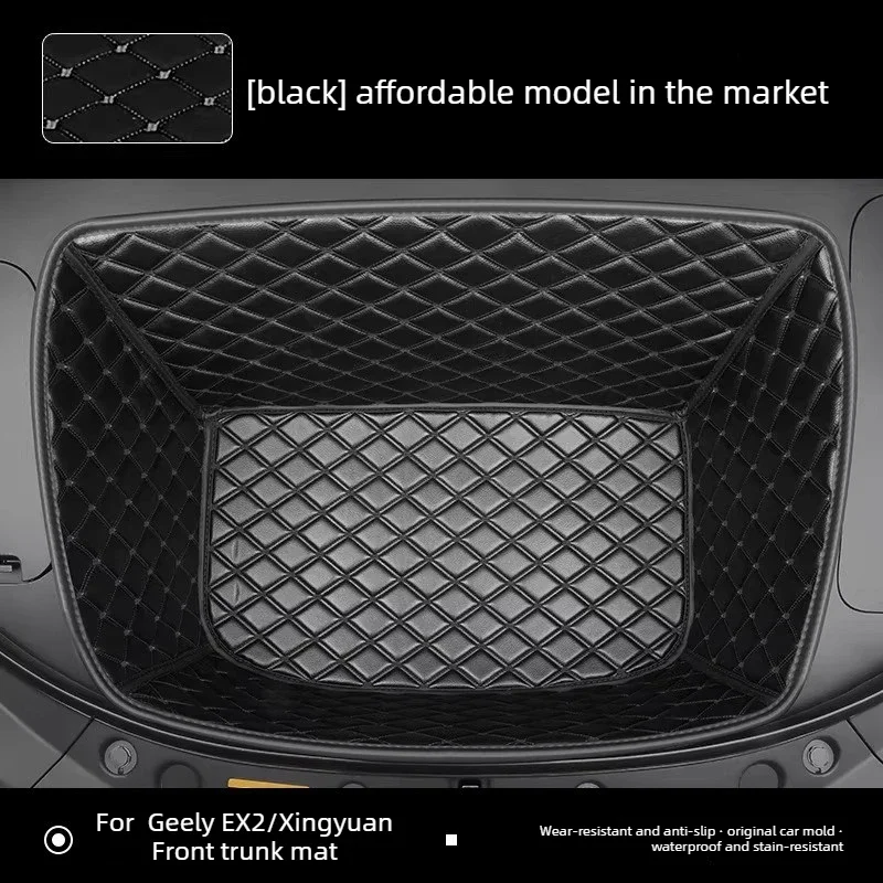 Car Front Trunk Mat Frunk Cargo Liner Waterproof Anti-Slip Protector Pad Front Storage Box Mat For Geely EX2/Xingyuan 2025-2026