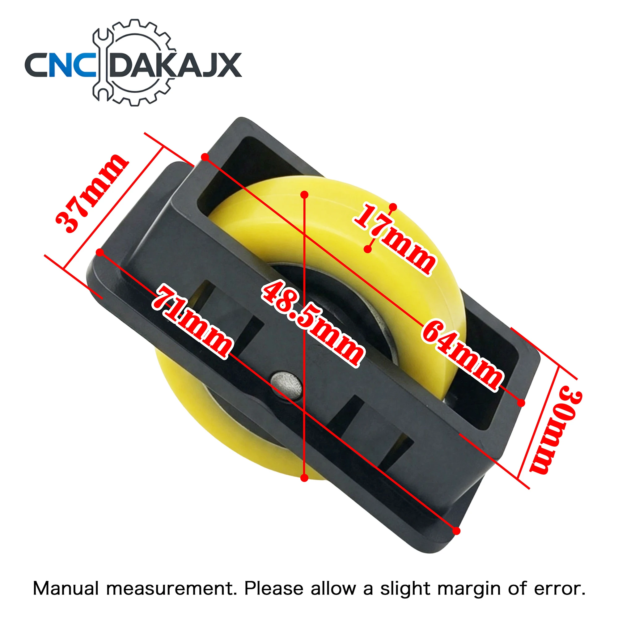 5pcs Silent PU Sliding Roller Wheel Automatic Loading Unloading Guide Wheel For CNC Engraving Router Nesting Machine Panel