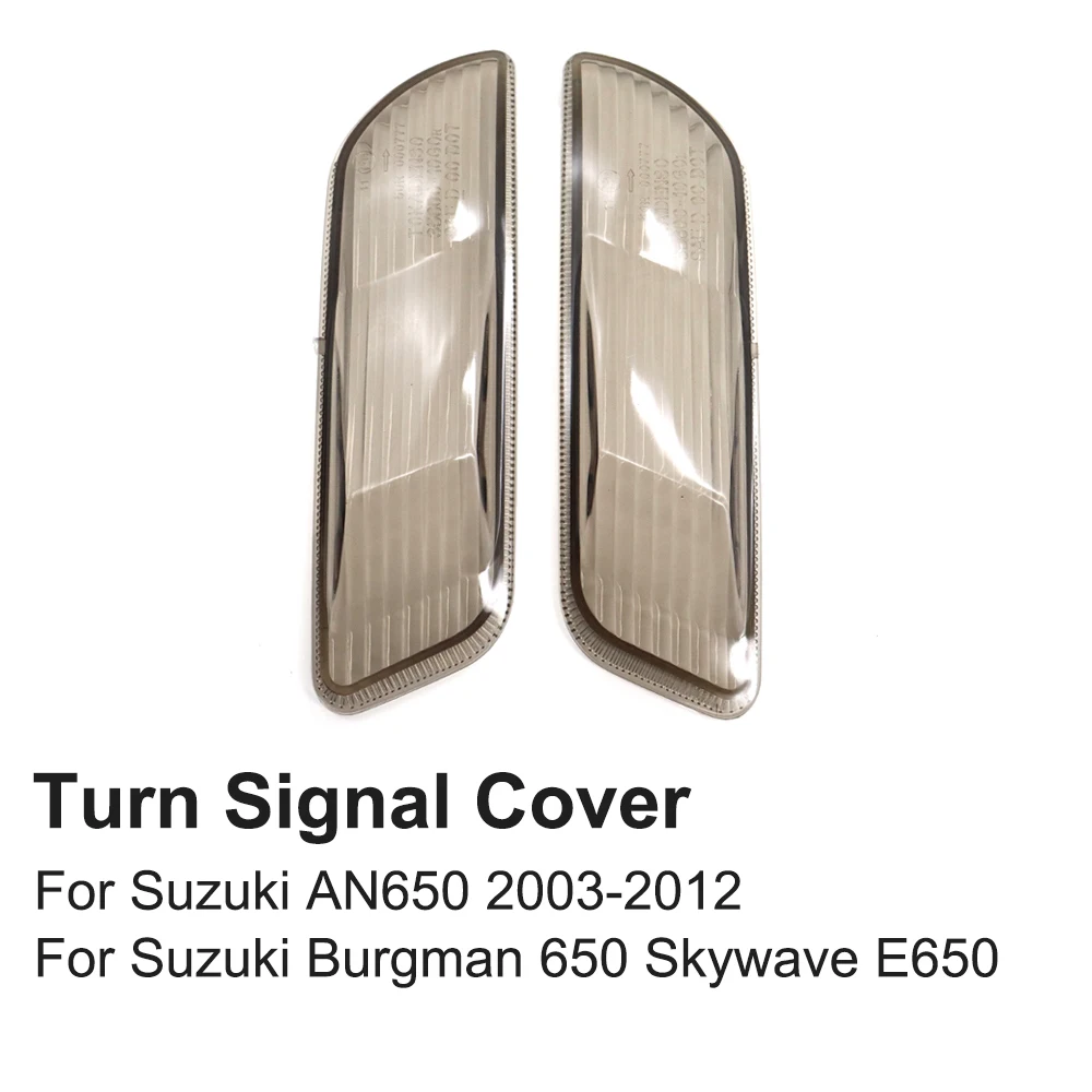 Para suzuki an650 an 650 2003-2012 burgman650 skywavee650 motocicleta frente turn signal capa da lâmpada burgman 650 skywave e650