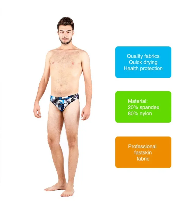 HXBY costume da bagno da uomo costume da bagno professionale pantaloncini da bagno competitivi costume da bagno maschile piscina ragazzi costumi da