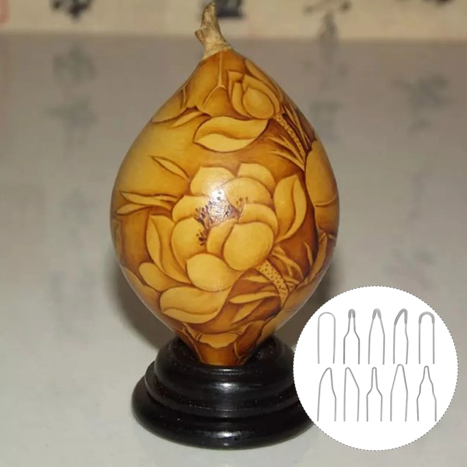 

10Pcs Wood Burning Letter Tips Pyrography Wire Nib Replacement High Impedance Wood Burner Pen Tips for Soldering Craft DIY Use