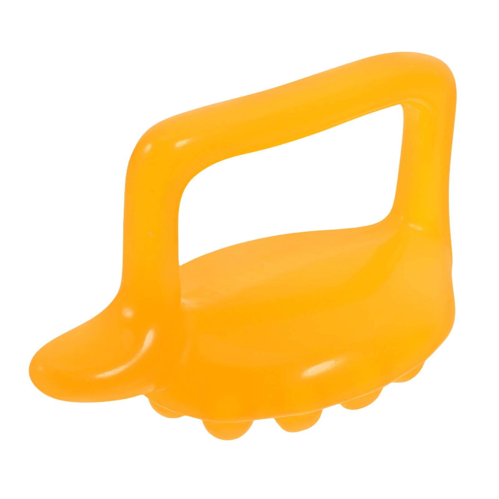 

1 шт., скребковый массажный инструмент, оранжевая прочная массажная доска для шеи и спины для облегчения боли в мышцах, кровообращение, лимфодренаж