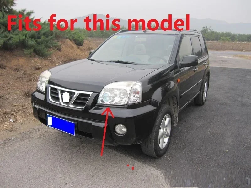 CAPQX Front Bumper headlight Halogen For Nissan X-Trail XTrail T30 2001-2007  headlamp head light lamp