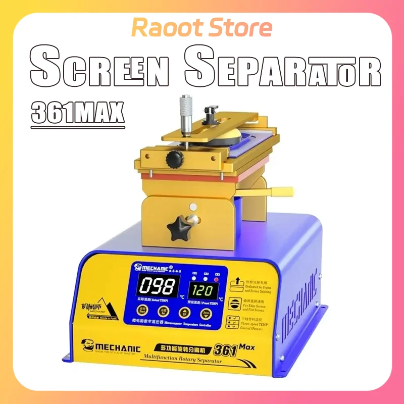 

MECHANIC 361max 8 inch Separator LCD Screen Separation machine 360° rotation Built-in double vacuum pump screen digital display