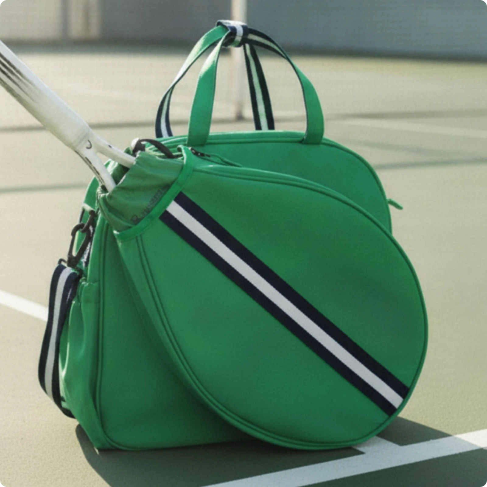 Tennis Bag Sporty Tennis Racket Bag Long-Lasting Crossbody for Commuters, Training