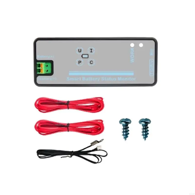 57QF Charge Discharge Multimeter Battery Monitor DC8-100V Multimeter Coulometer Voltage Current Energy Tester 150A/300A/500A