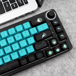 GMK-KEY XDA Ocean Jellyfish Dye Sub Keycap Set thick PBT For Keyboard dz60 poker 87 tkl 104 ansi xd64 bm60 xd68 xd84 xd96 Key Ca