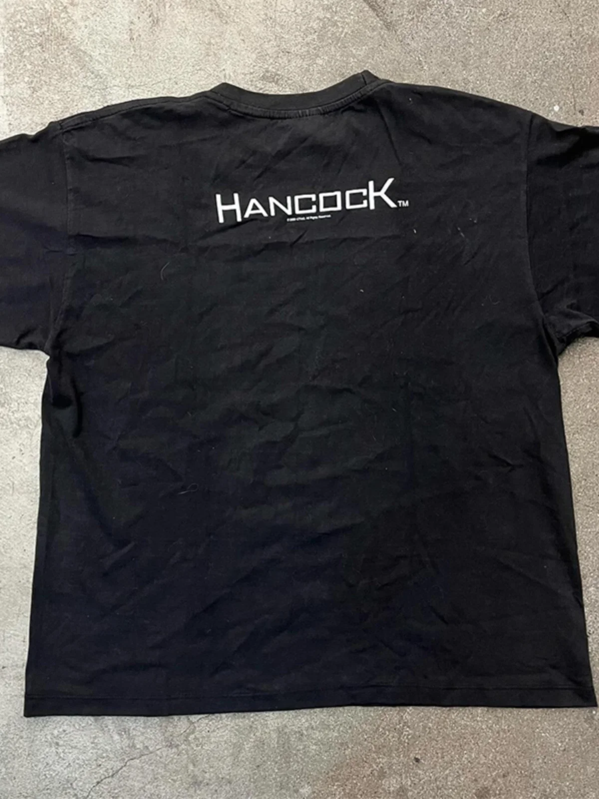 Hancock Movie Hiphop Style Short Sleeve T-Shirt Men's Handsome Hardman Look Cotton Casual Top for Youth Summer Fashion