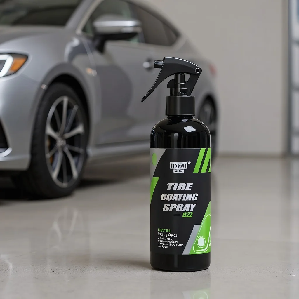 

Спрей для блеска автомобильных шин - гидрофобный сургуч для колес Re-black Shine Auto Care