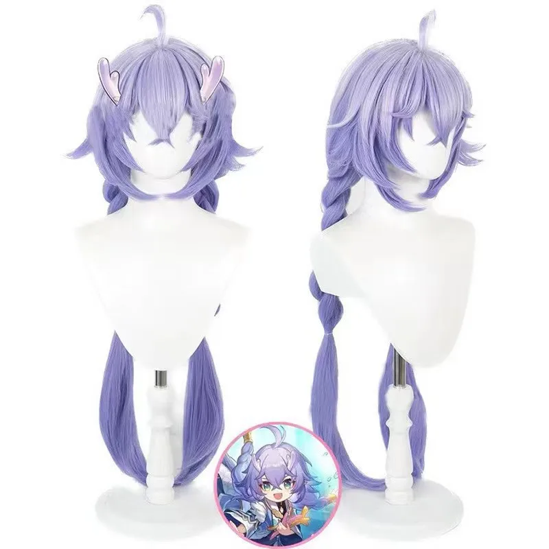 Honkai Star Rail Bailu Byakuro-conjunto completo de disfraces de Cosplay, peluca de juego de Anime de Halloween, Disfraz para Mujer Adulta, fiesta, en Stock