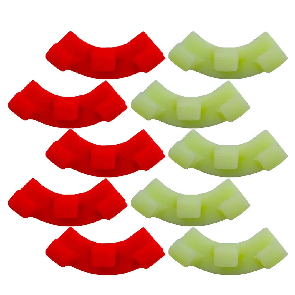 1Set 90 Degree Plant Blenders Plastic Plant Helper for Garden 5 Red 5 Green Branch Clips for Even Gardening