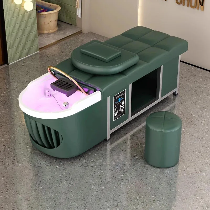 Hairdressing Shampoo Basin Professional Hair Bed Complete Beauty Wash Recliner Porcelain Japanese Mobilier Coiffure Spa2026