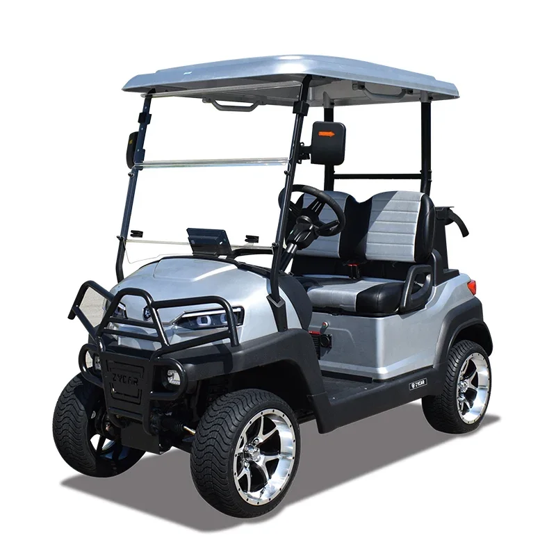 Blue Electric Golf Cart Factory Price Car Accessories Zhongyi Customized 48V Factory Prices 4 2 Seater 72v Off Road Electric Al