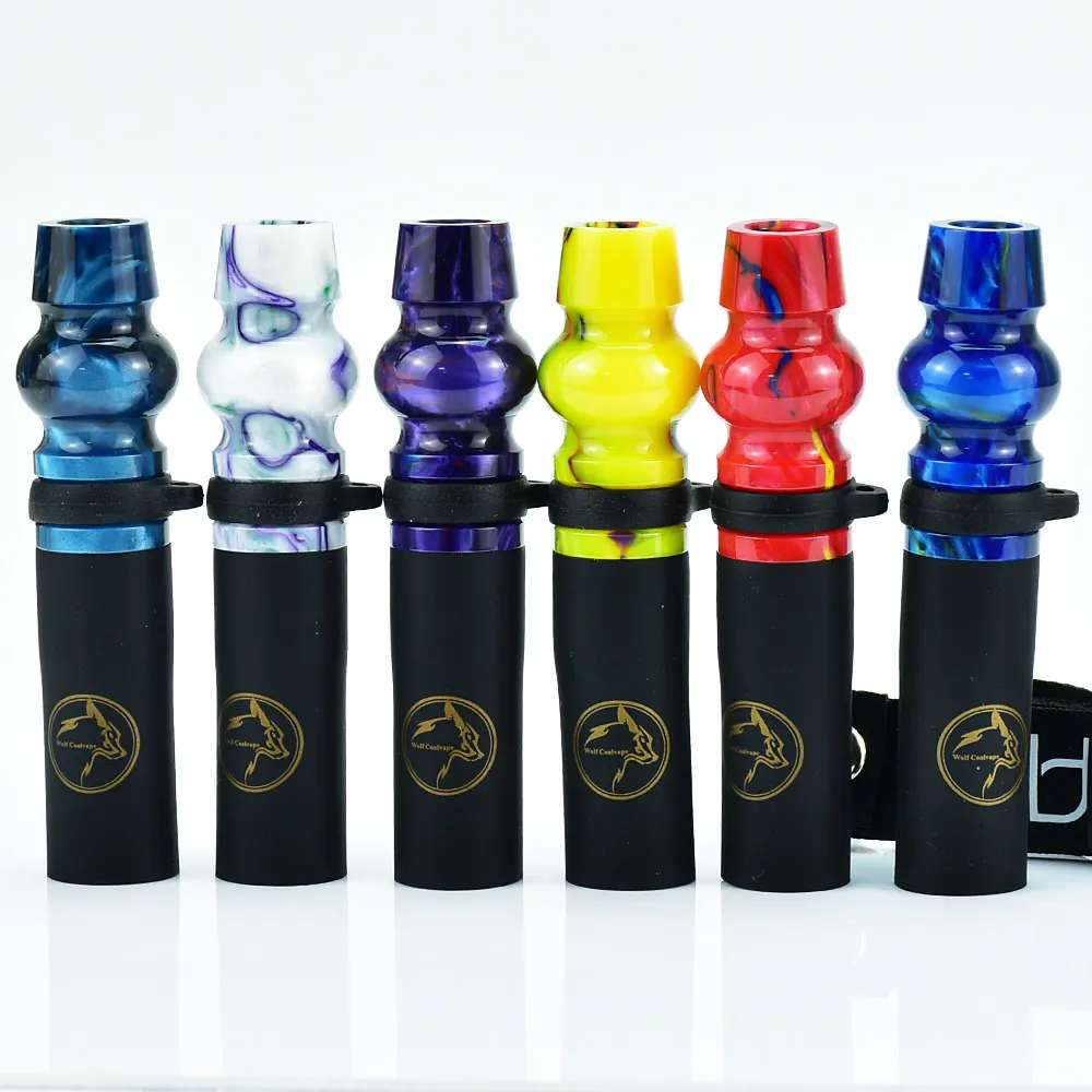 wolfcoolvape Berserker style Resin Hookah Mouthpieces For Sheesha Chicha Narguile Shisha Water Pipe MouthTips