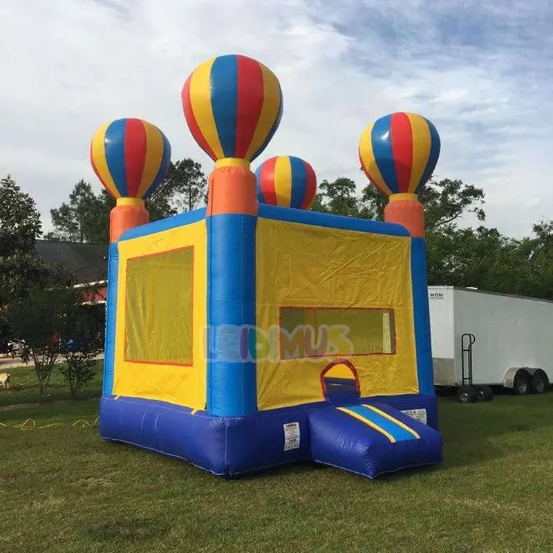 Commercial-grade Party Rental Entertainment Including Signature Inflatable Hot air Balloon Bounce Houses