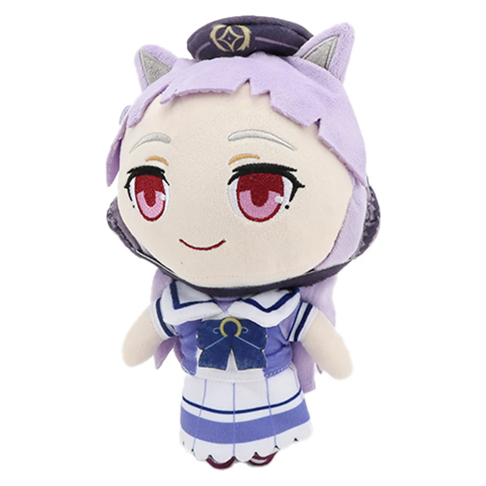 25 سنتيمتر جديد Uma Musume جميلة ديربي ألعاب من القطيفة لطيف الكرتون لينة الذهب السفينة فيرنو ضوء Oguri قبعة أفخم دمية المحيط لمحبي هدية